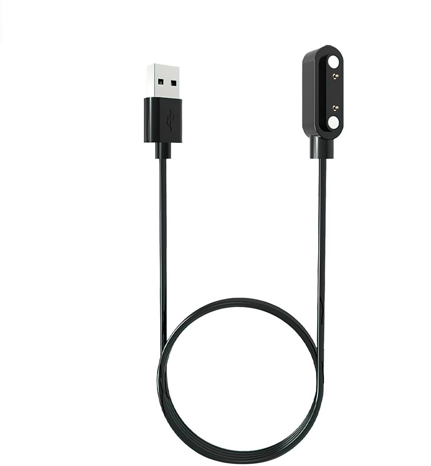 PazerPro Magnetic Charging Cable 0.6 m 2 Pin Charging Cable for Fastrack Optimus With 1.43 Smartwatch