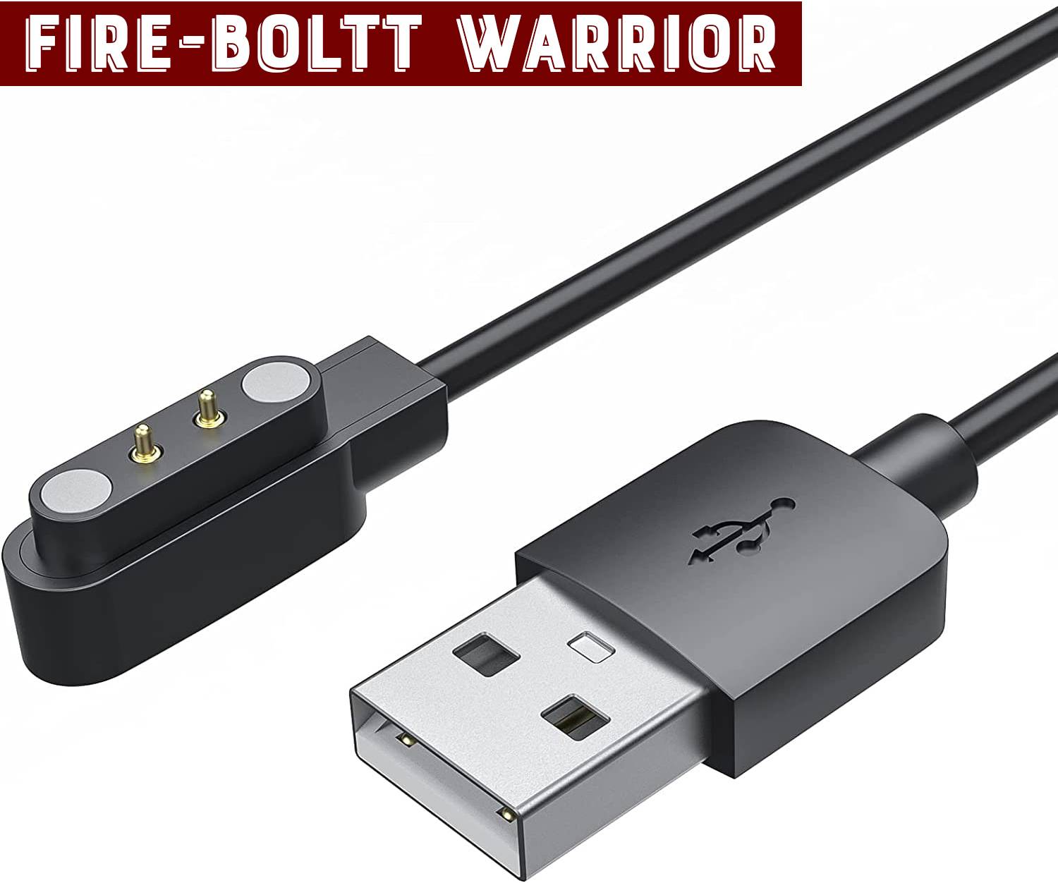 HexaGear Magnetic Charging Cable 0.6 m Fire-Boltt Warrior 1.96'' Largest Display, BT Calling Smartwatch with 120+ sports modes Smartwatch