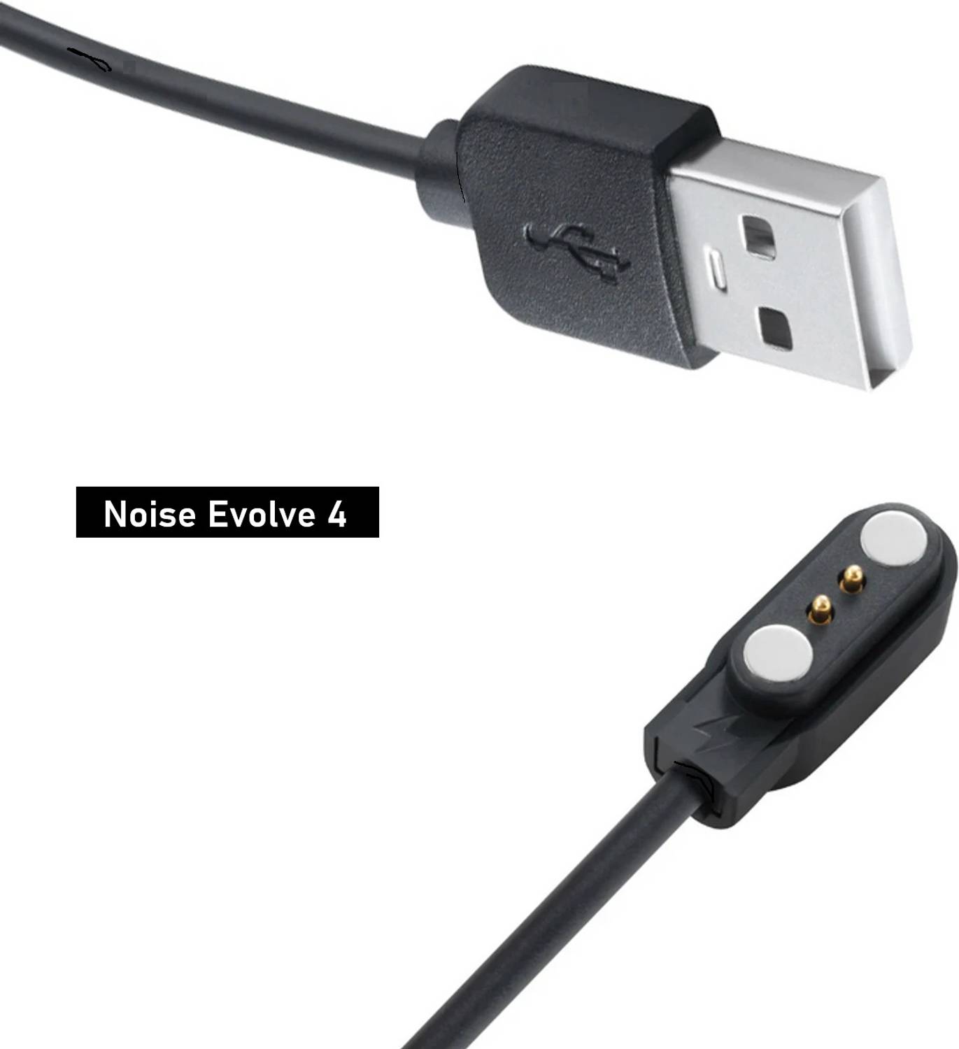 MukkoGear Magnetic Charging Cable 0.6 m Noise Evolve 4 Smartwatch