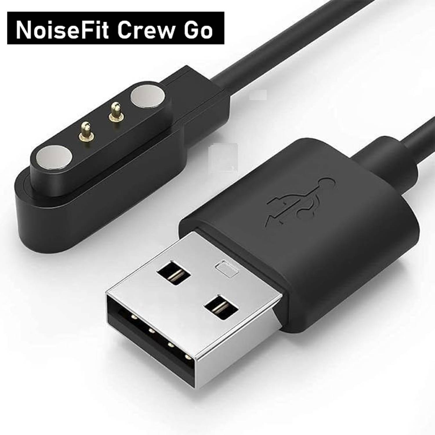 MukkoGear Magnetic Charging Cable 0.6 m Charger Cable for Noise Fit Crew Go Smartwatch