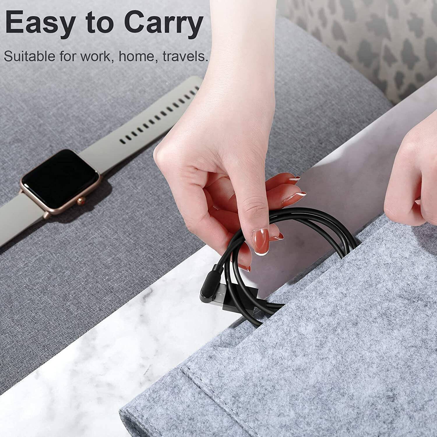 EYNK Magnetic Charging Cable 0.6m for FS1 Smartwatch - Image 5