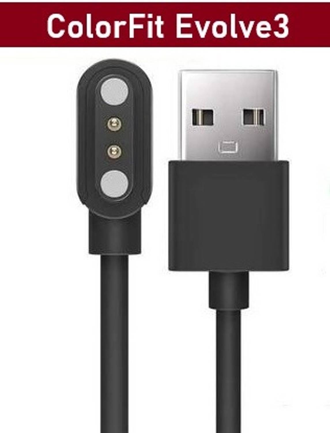 MukkoGear Magnetic Charging Cable 0.6 m ColorFit Evolve 3 Charger Cable