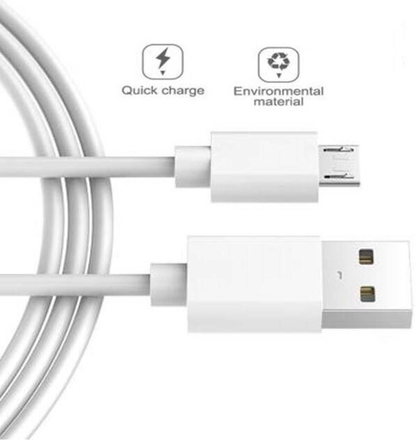 SharpDart Micro USB Cable 2 A 1 m 15W Micro USB Cable For Super Fast Charge