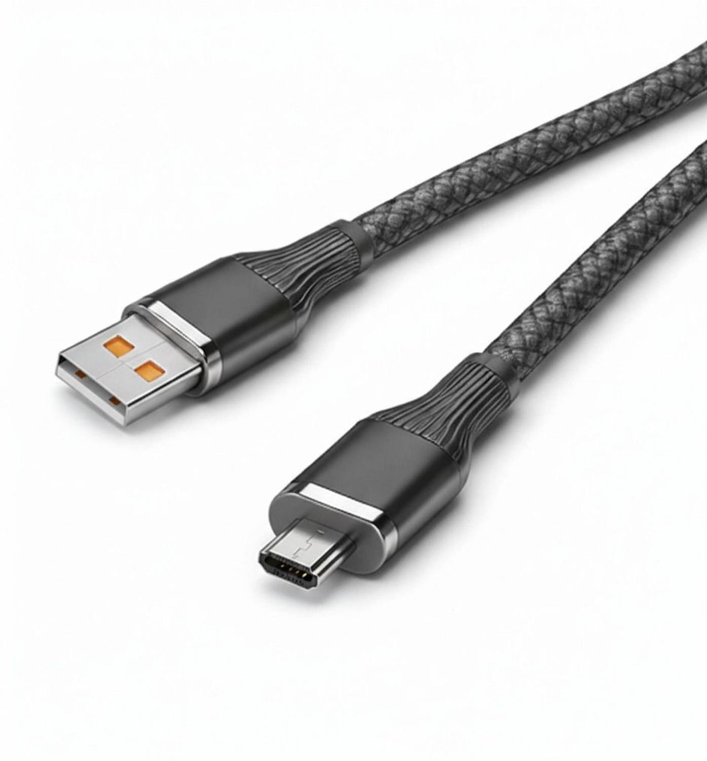Playgo Micro USB Cable 3 A 1 m Braided USB-A to MIcro V8 Fast Charging Durable Braided Cable