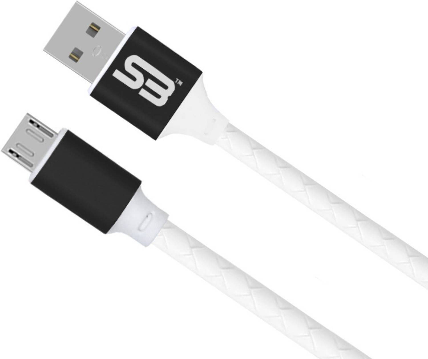 SB Micro USB Cable 2 A 1.2 m Micro USB Fast Charging Cable, with QC 3.0 High Speed Data Syncs for Micro USB Devices, 1.2 Meter (Black) Compatible with Samsung Galaxy A10s, Samsung E1200, Samsung Guru Plus, Samsung Galaxy J2 Core, Samsung Galaxy J7 Pro, Samsung Galaxy J6, Samsung Galaxy J4 Plus.