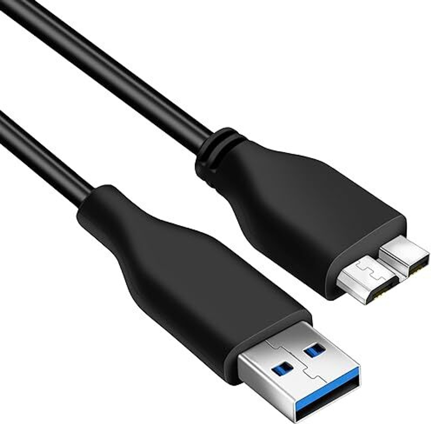 Image of ALRITO Micro USB Cable 0.3 m USB 3.0 Cable A to Micro B high Speed Upto 5 Gbps Data Transfer Cable for Portable External Hard Drive