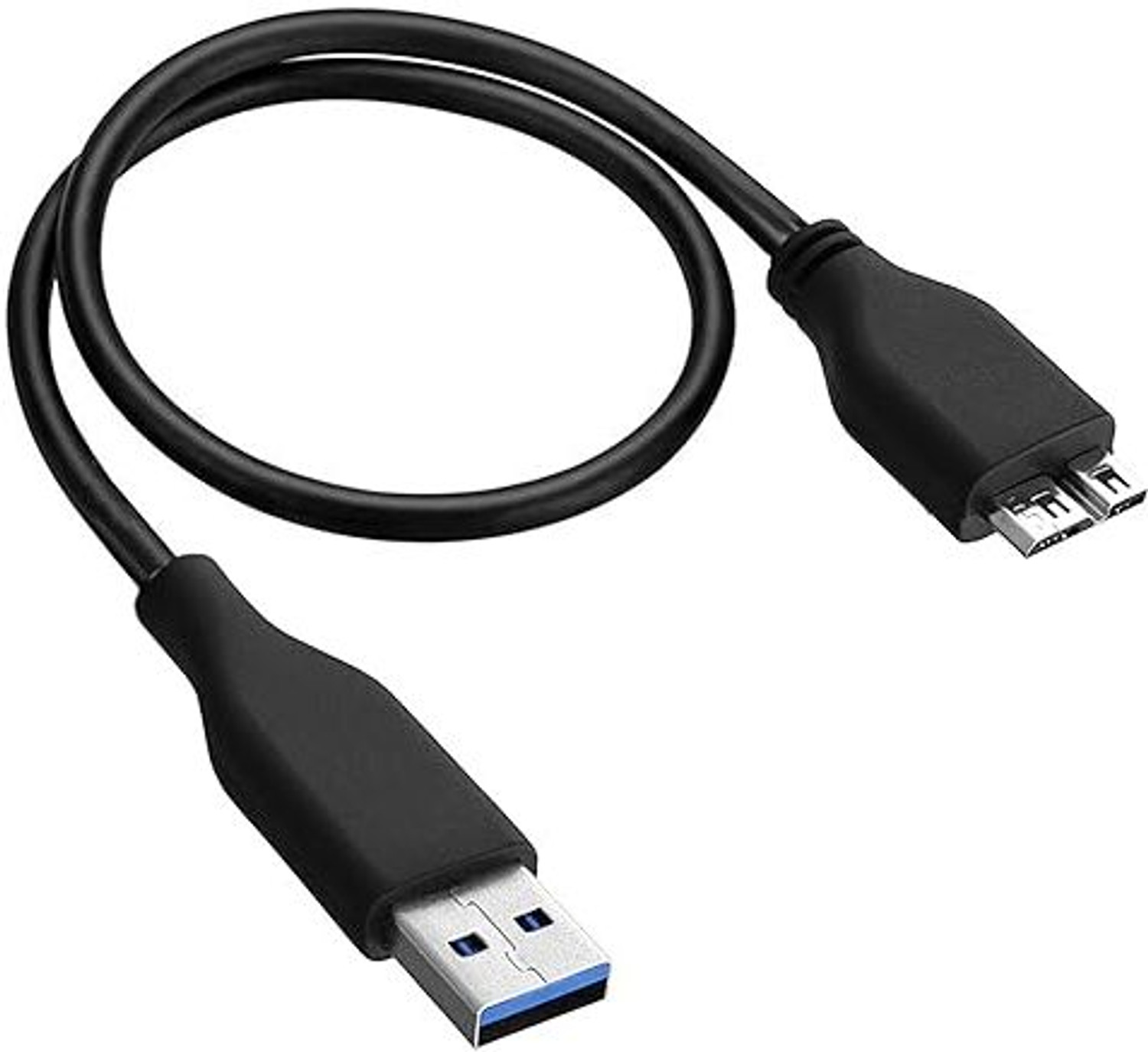 Image of ALRITO Micro USB Cable 0.3 m USB 3.0 Cable A to Micro B high Speed Upto 5 Gbps Data Transfer Cable for Portable External Hard Drive