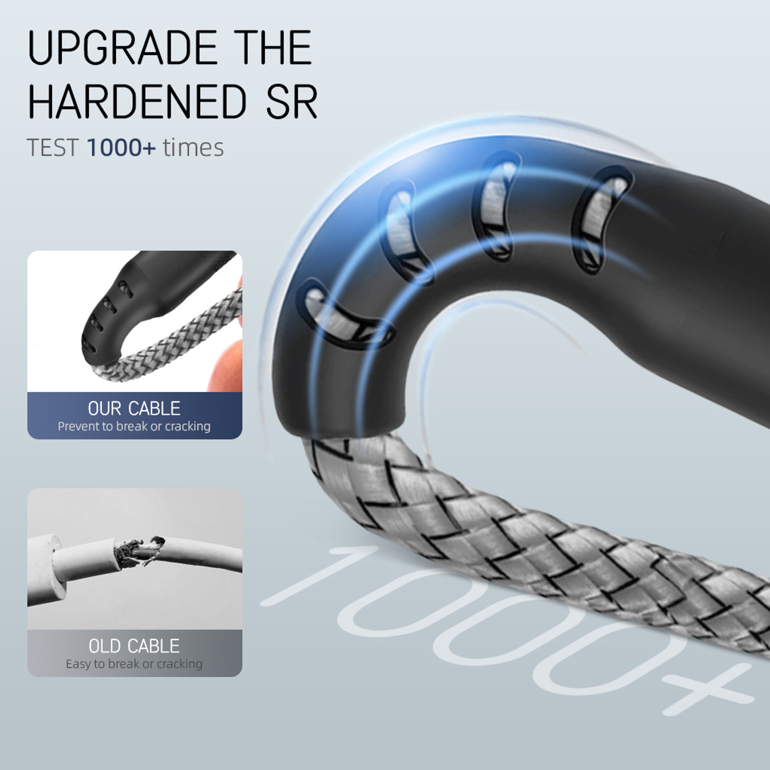 Image of Zomei Micro USB Cable 3 m Micro USB Cable 10Ft 3M Fast Charging Nylon Braided Cord