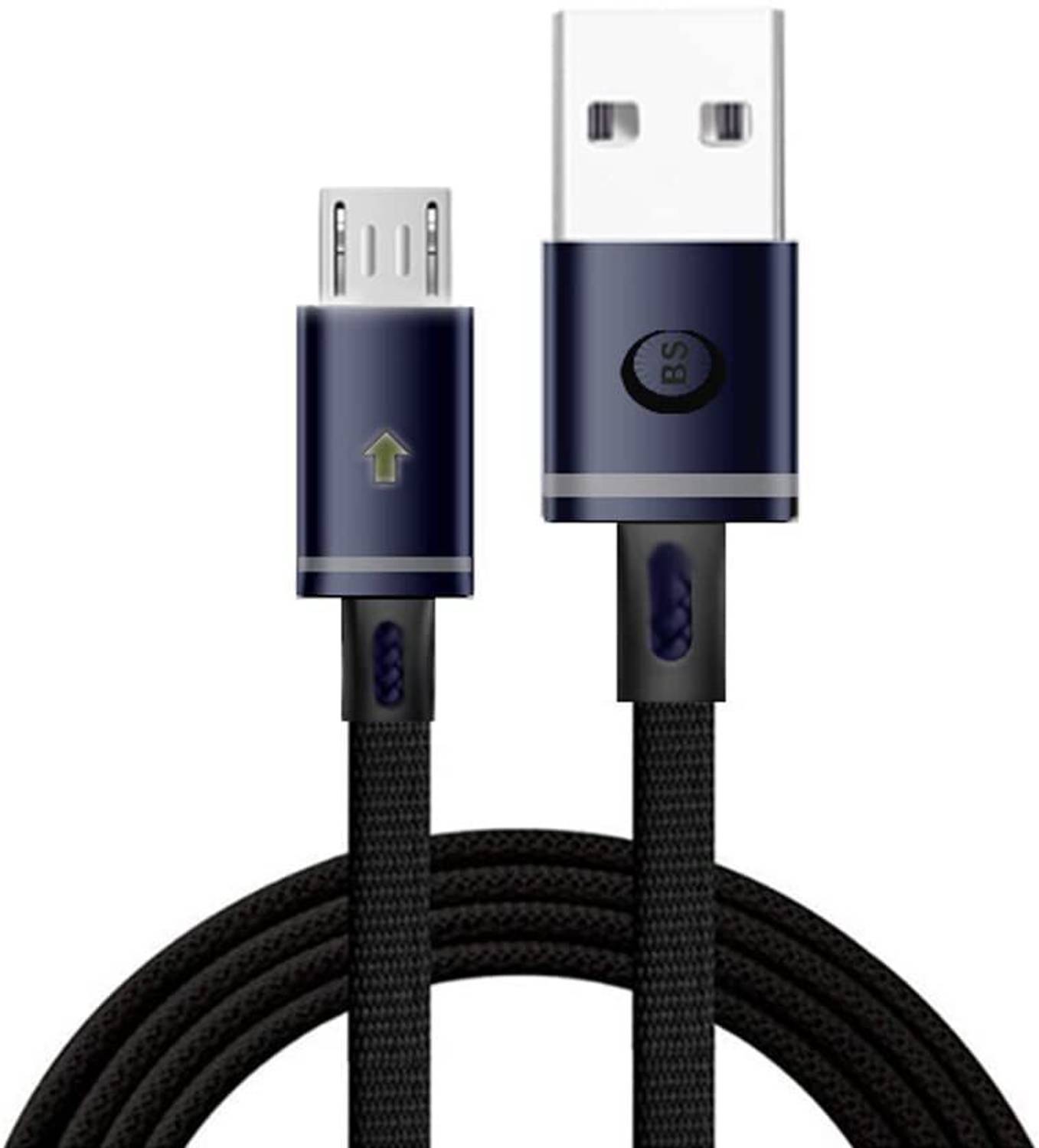 bs power Micro USB Cable 1.5 m EZ571-V8-Black