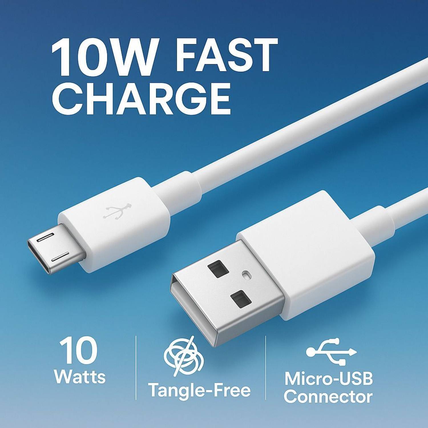 Good One Micro USB Cable 2 A 1.01 m original New-Fast Charging Cable 5V/2A