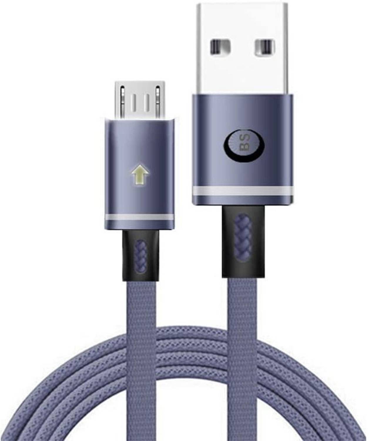 bs power Micro USB Cable 1.5 m EZ571-V8 Grey