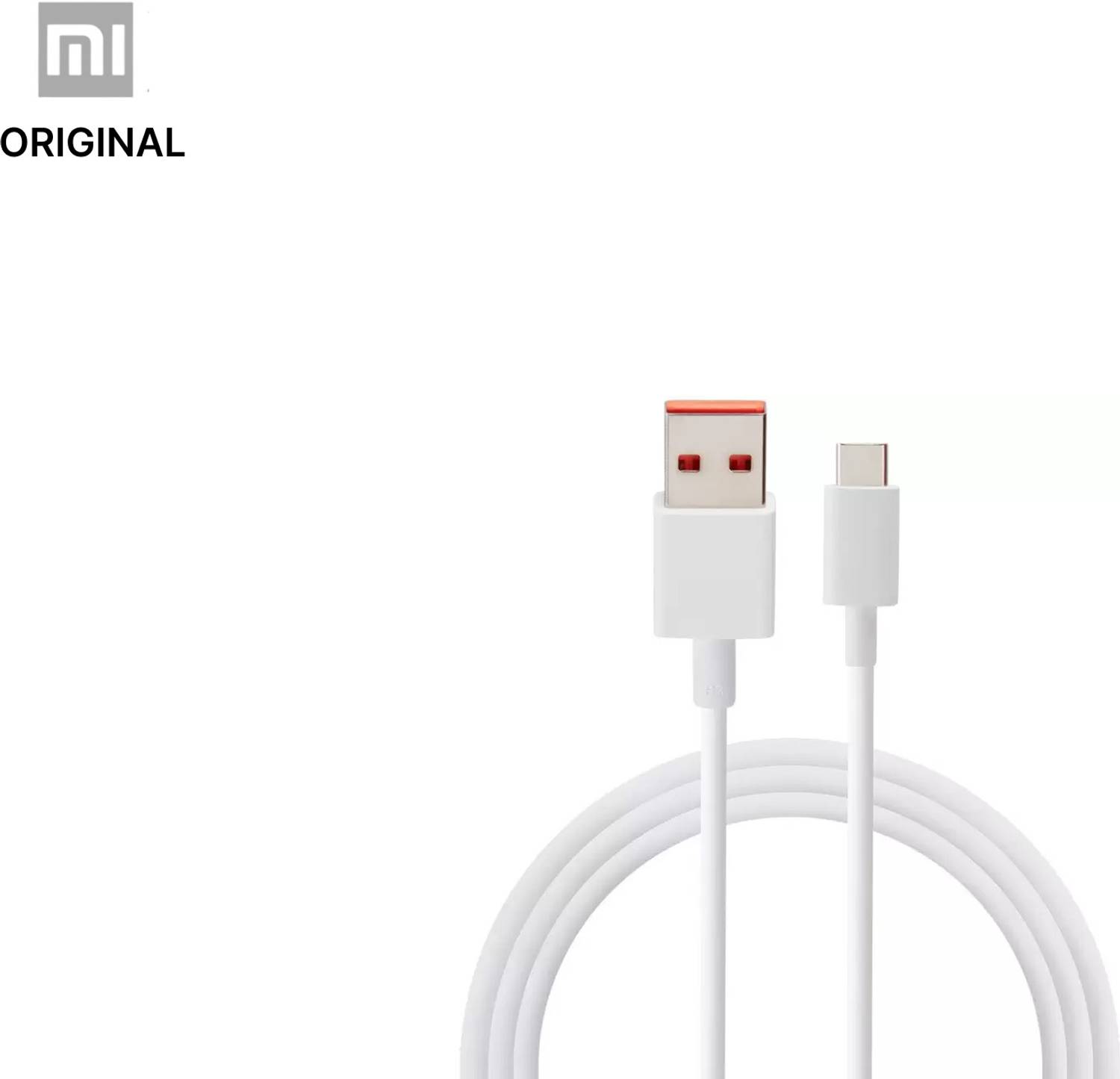 XIAOMI Mi USB Type C Cable 6A 1m - Image 1