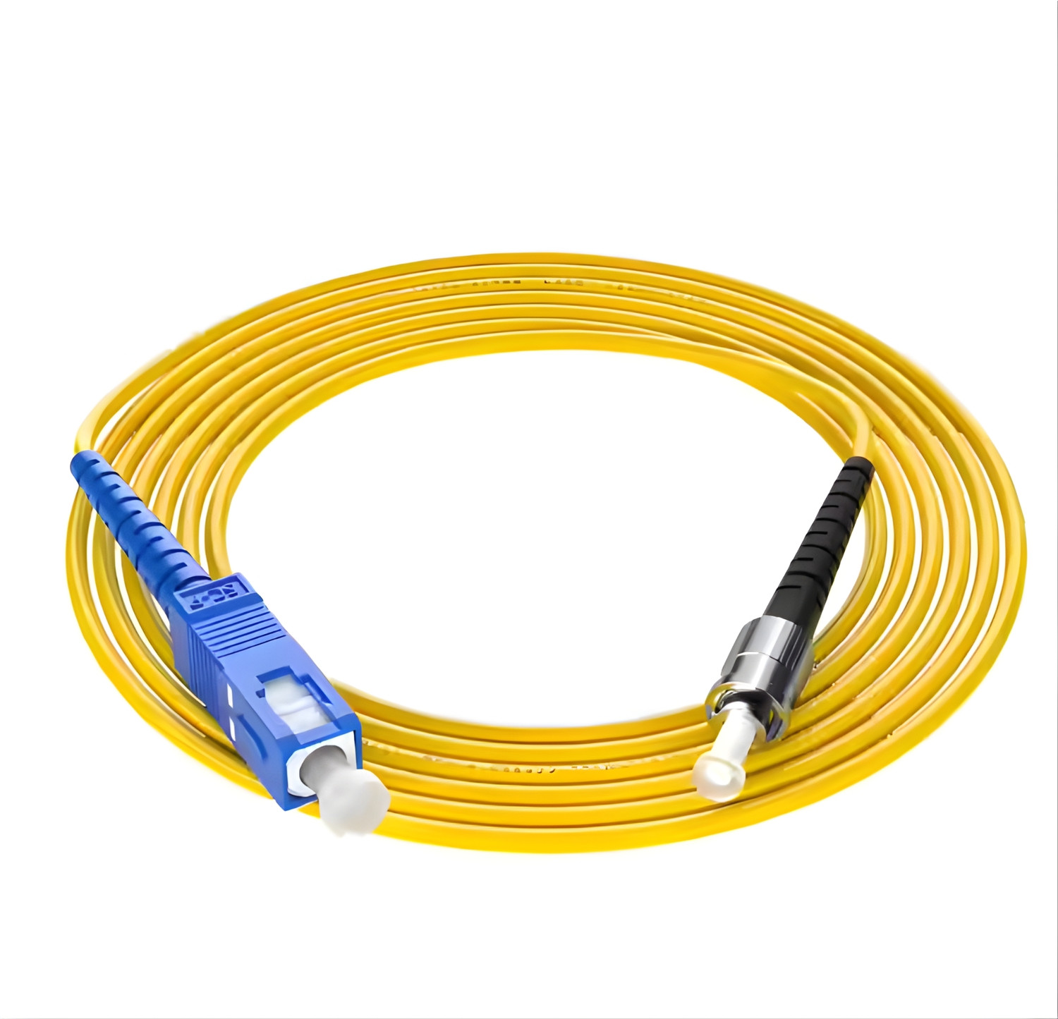 Image of HANUTECH Patch Cable 5 m NA SC to FC Single Mode Fiber Patch Cable 5m Simplex 9 /125m
