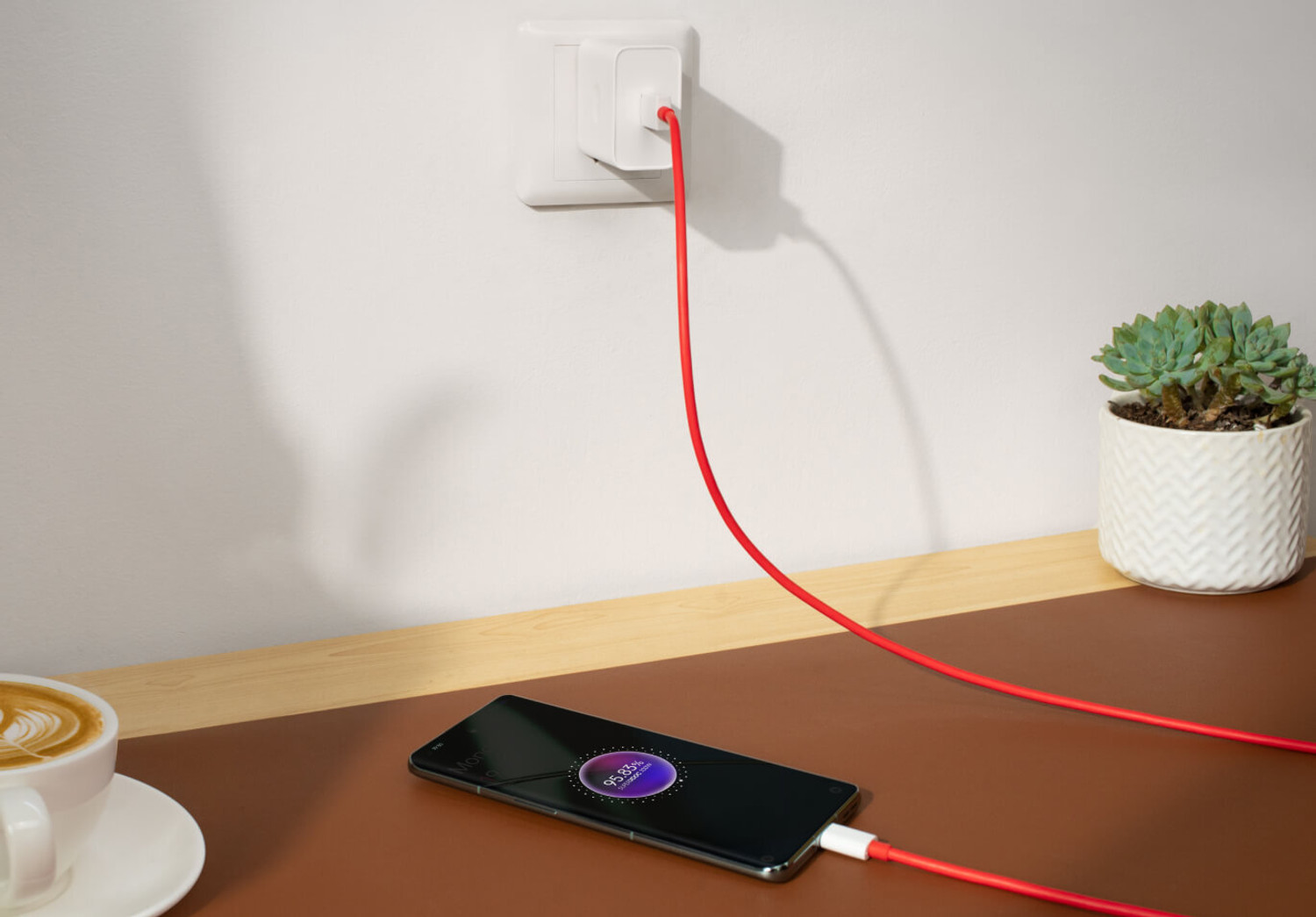 Image of OnePlus SUPERVOOC USB-A to Type-C Cable 10A 1.5M (Red)Official Authentic Product Power Meter for Cables