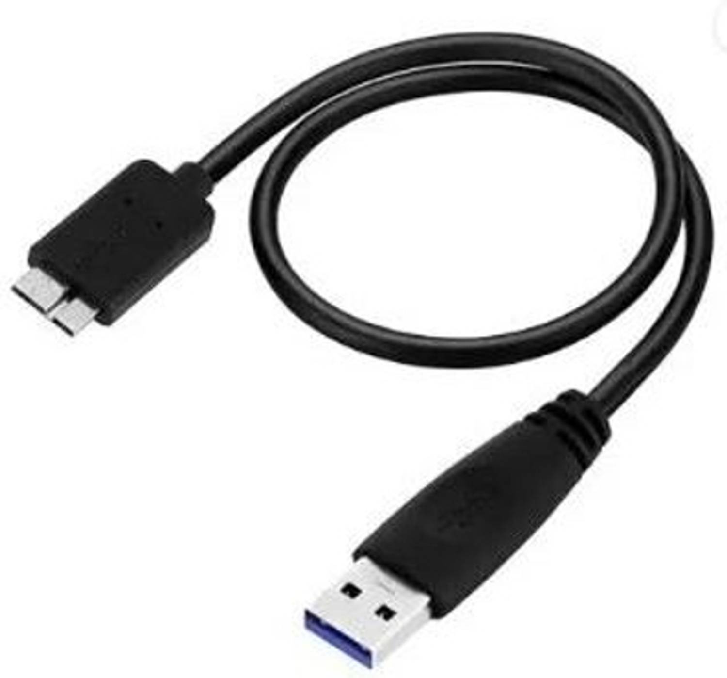 TECHGEAR Power Sharing Cable 2.4 m 2.4 m High speed USB 3.0 cable A to Micro B adapter portable External Hard Drive