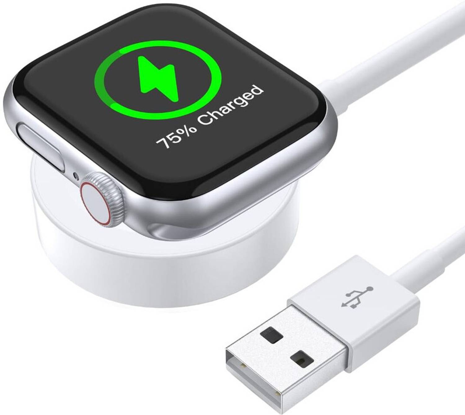 4uonly Power Sharing Cable 3 m T800 Ultra Smartwatch Magnetic Wireless Charger Charging bnm9