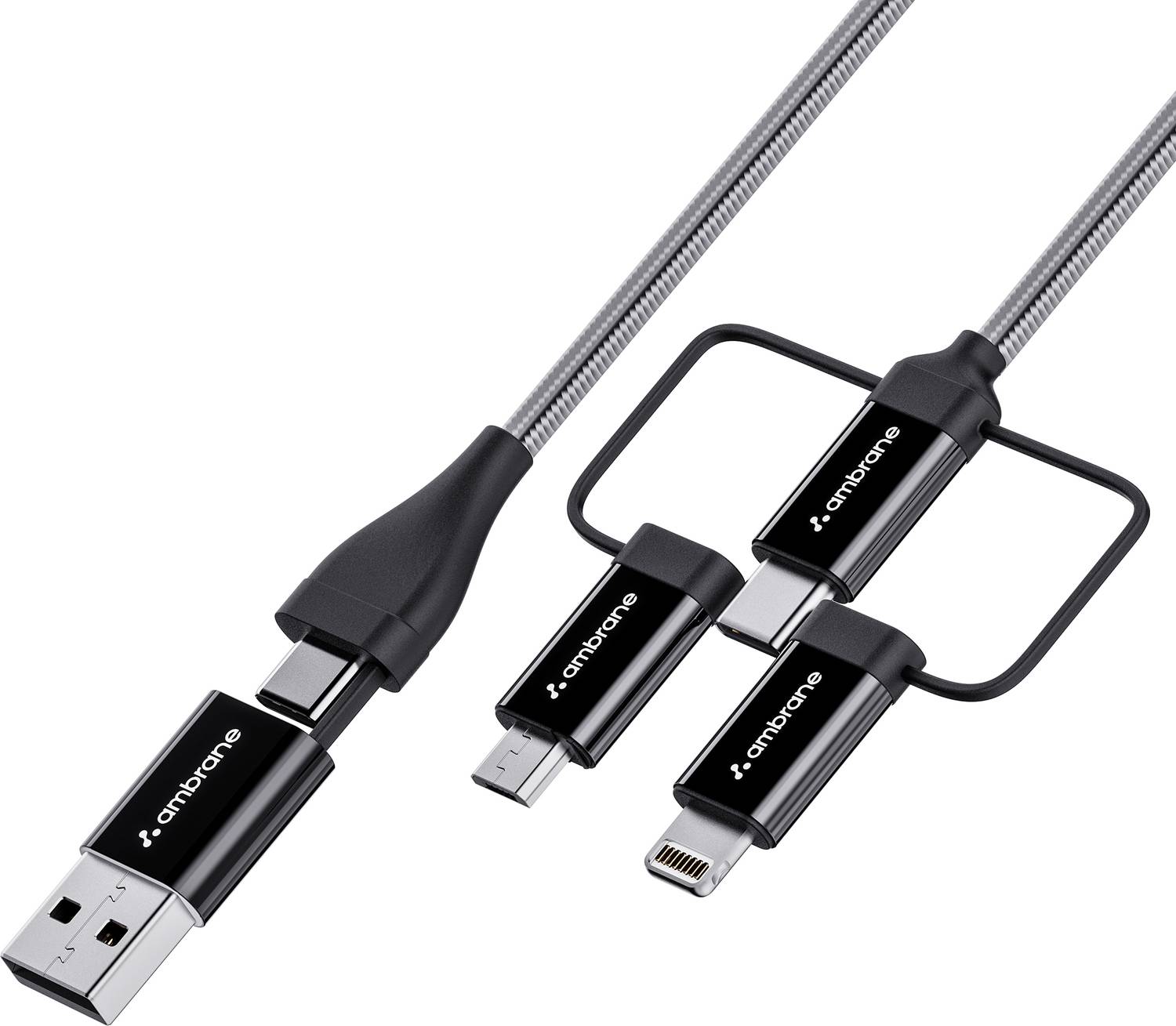 Ambrane Power Sharing Cable 1.5 m HEXA-15