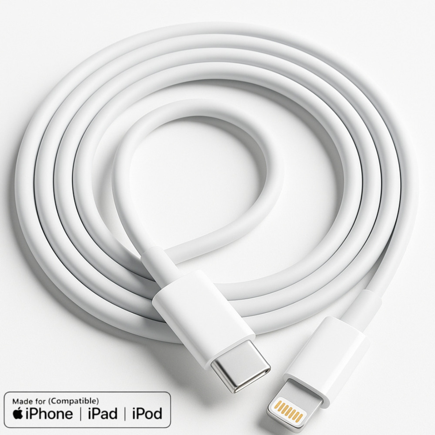 Image of RoarX Lightning Cable 1 m PVC L6H TYPE-C TO LIGHTNING PD 20W Fast Charging Cable