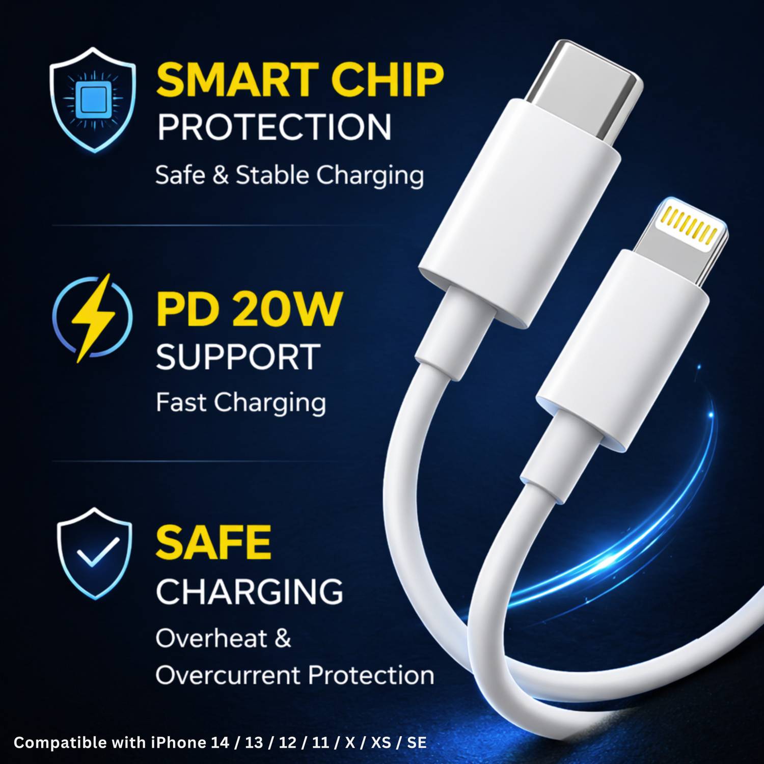 RoarX Lightning Cable 1m - Image 3