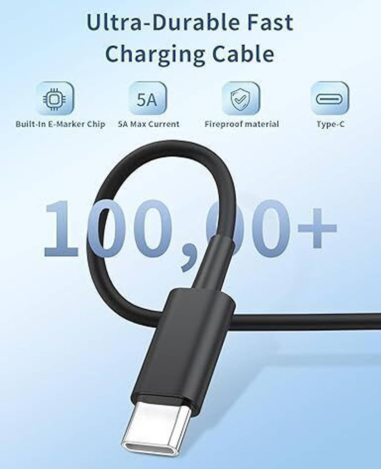 Griffy 68W TurboPower USB to Type C Cable - Image 4