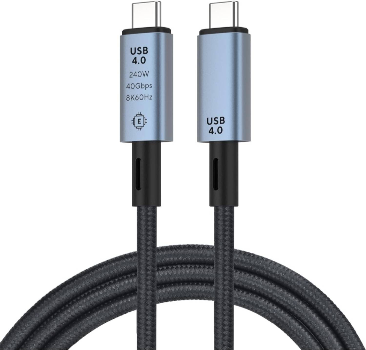 Care Case Type C 1 m USB 4 Cable 1 METER for Thunderbolt 4 Cable 40Gbps 240W [E-maker intelligent chip], 8K@60Hz 4K@144Hz, PD 3.1 Fast Charging Compatible with Thunderbolt 4/3