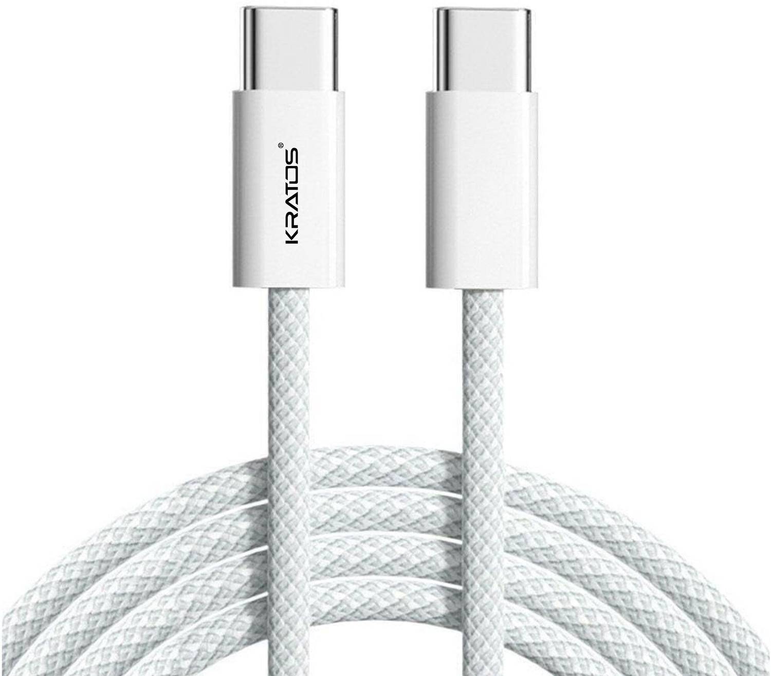 Kratos USB Type C Cable 2.1 A 1 m 60 Fast Charging Type C to Type C