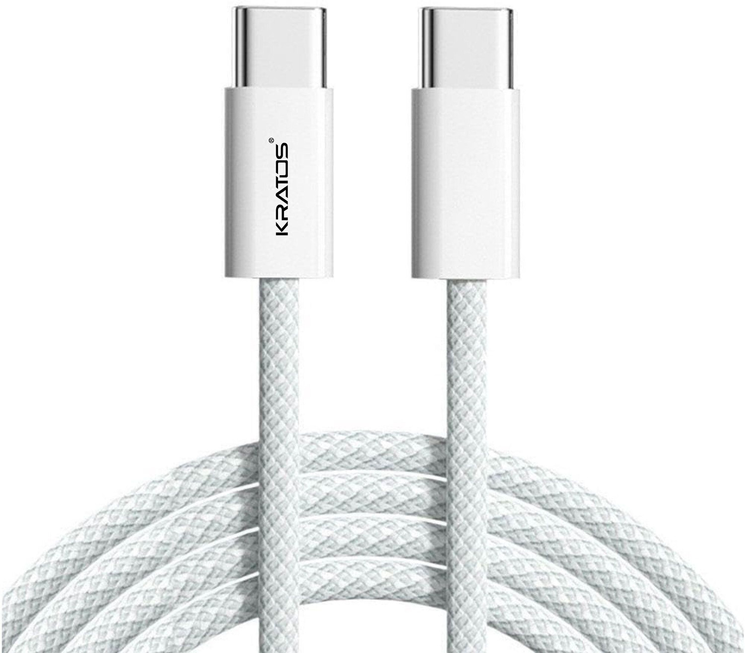 Image of Kratos USB Type C Cable 2.1 A 1 m 60 Fast Charging Type C to Type C