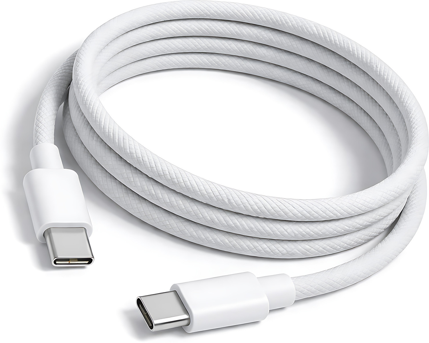 Image of MAK Type C 3 A 1 m Braided Original 80W USB-C to C Fast PD Nylon Braided Charging Cable