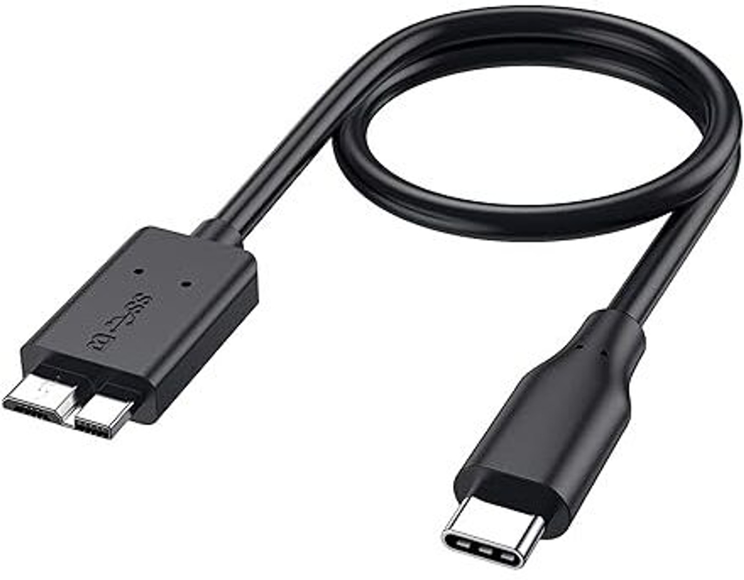 Image of ALRITO Type C 0.3 m USB C to Micro B 3.0 Cable (5 Gbps), USB 3.1 External Hard Drive Cable