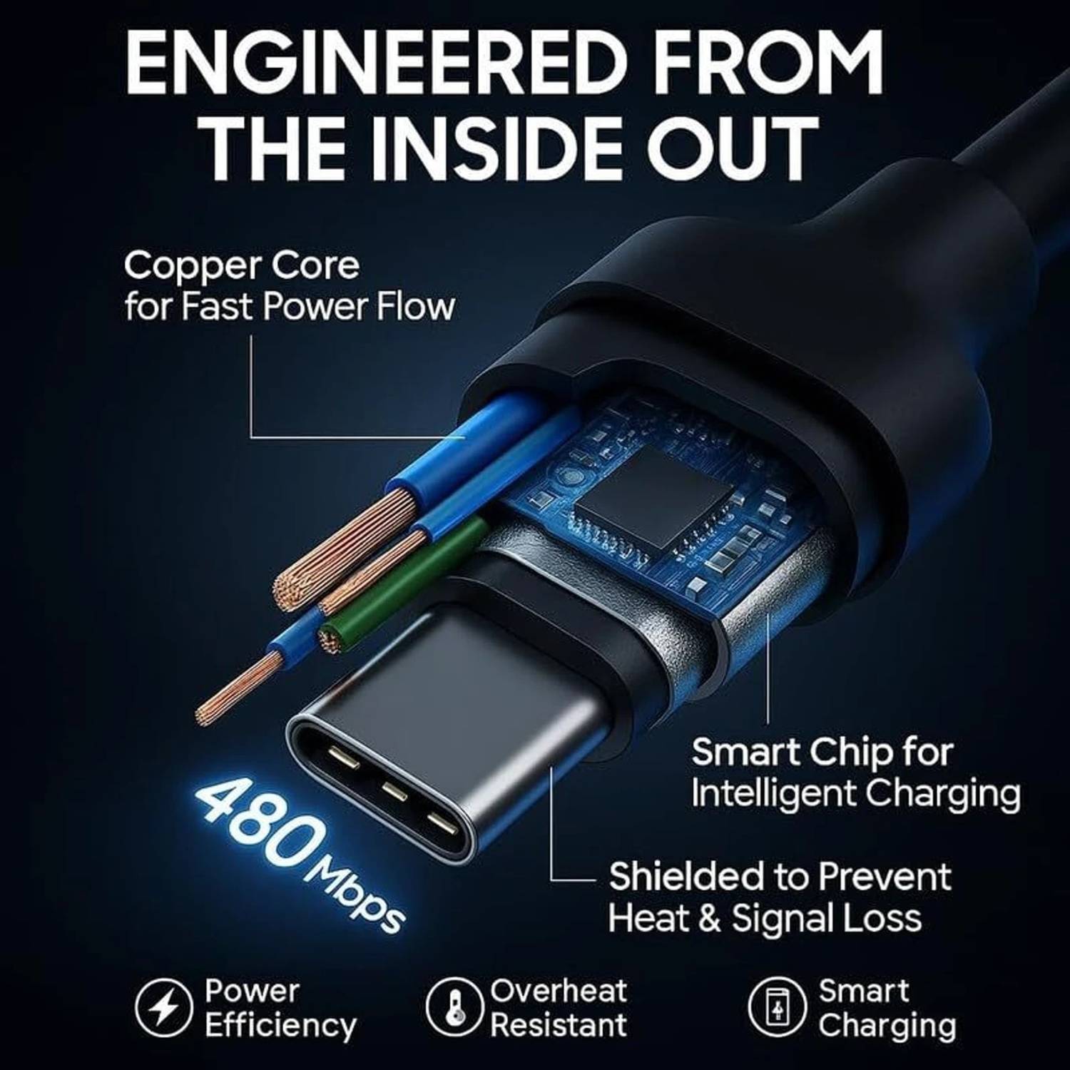 Moto 68W Type C Turbo Power Cable 1m - Image 5