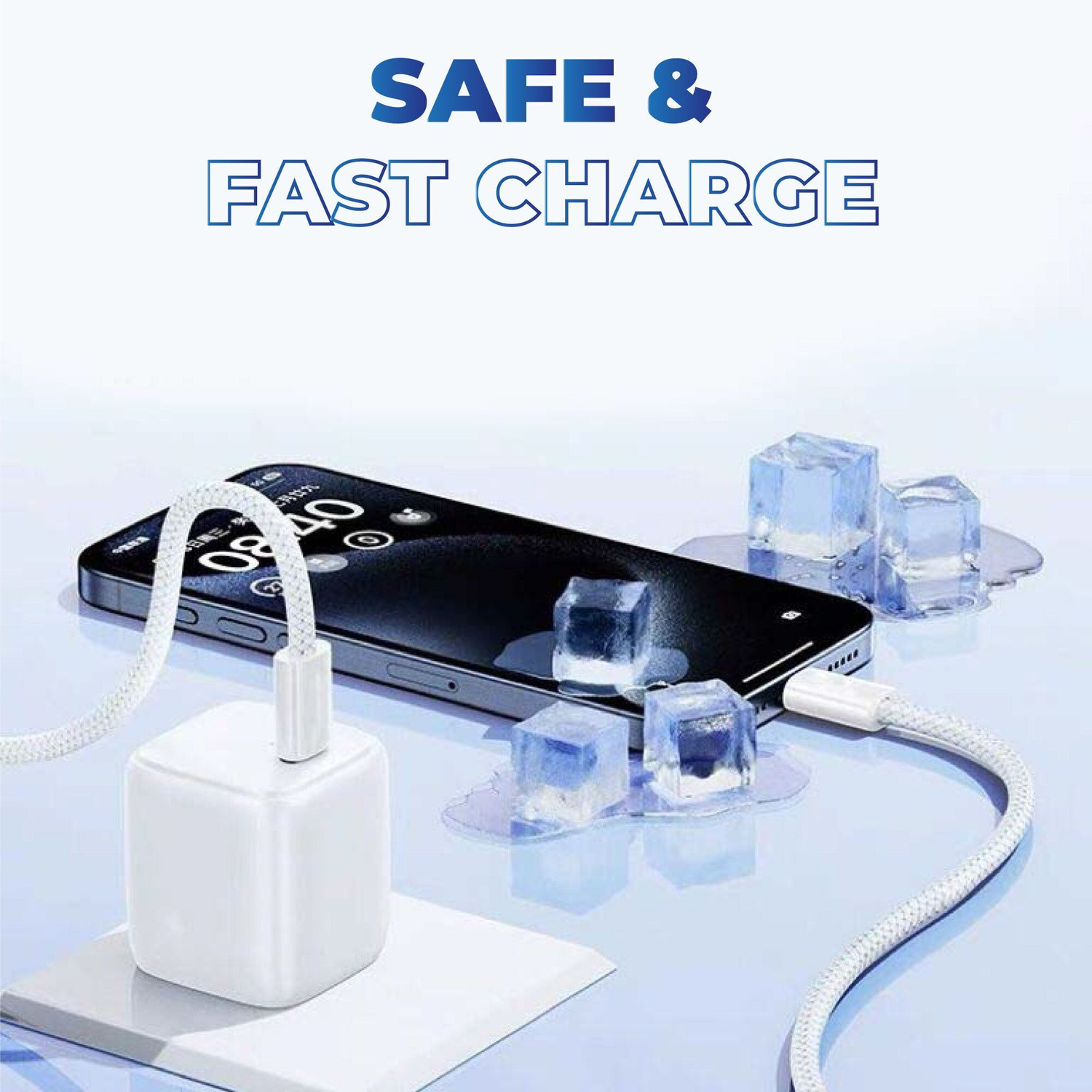 Image of Kratos USB Type C Cable 2.1 A 1 m 60 Fast Charging Type C to Type C