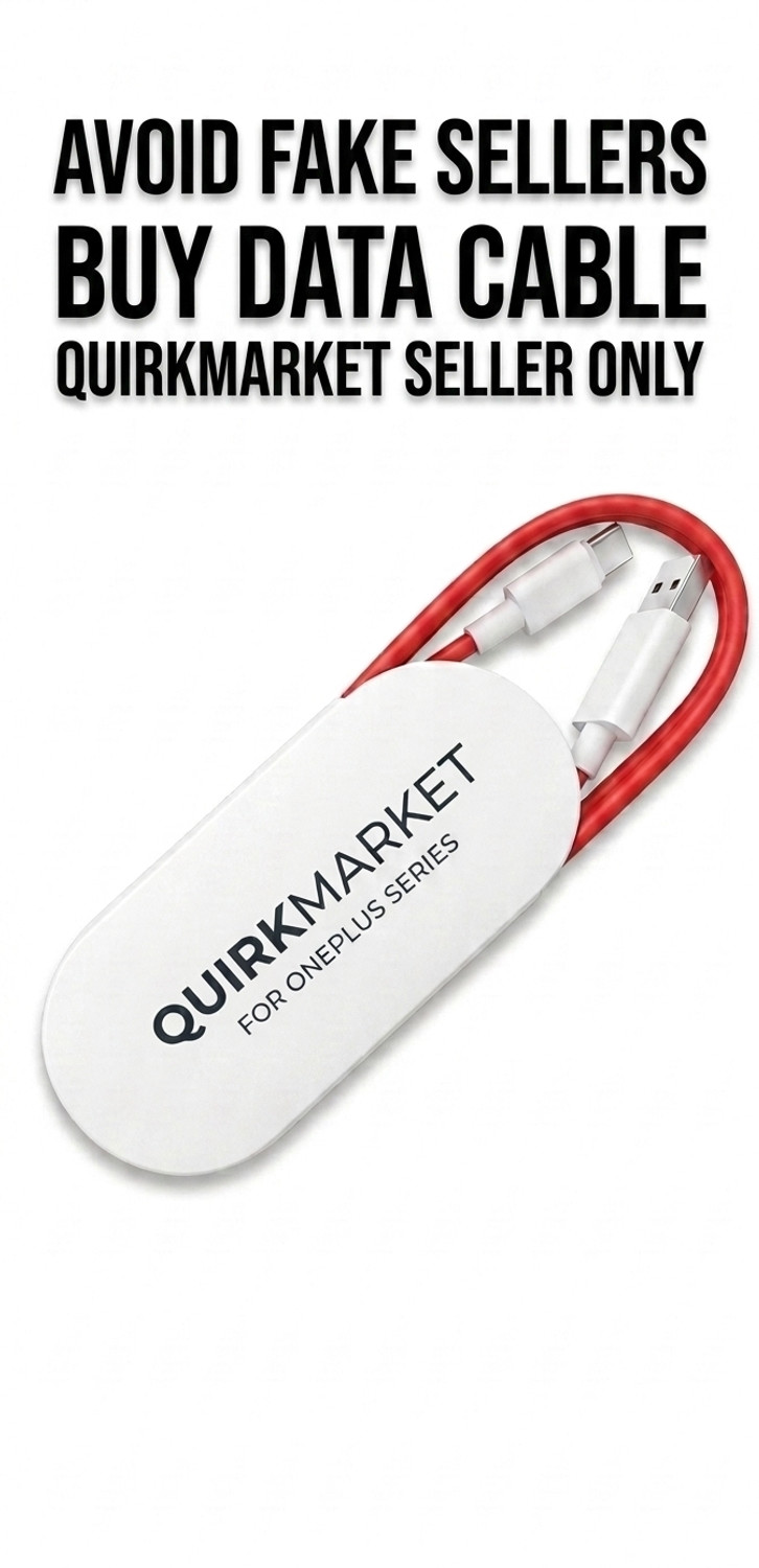 Image of Onepluss Type C 3 A 1 m Oneplus data cable 3 A 1 Meter Red White Data Cable