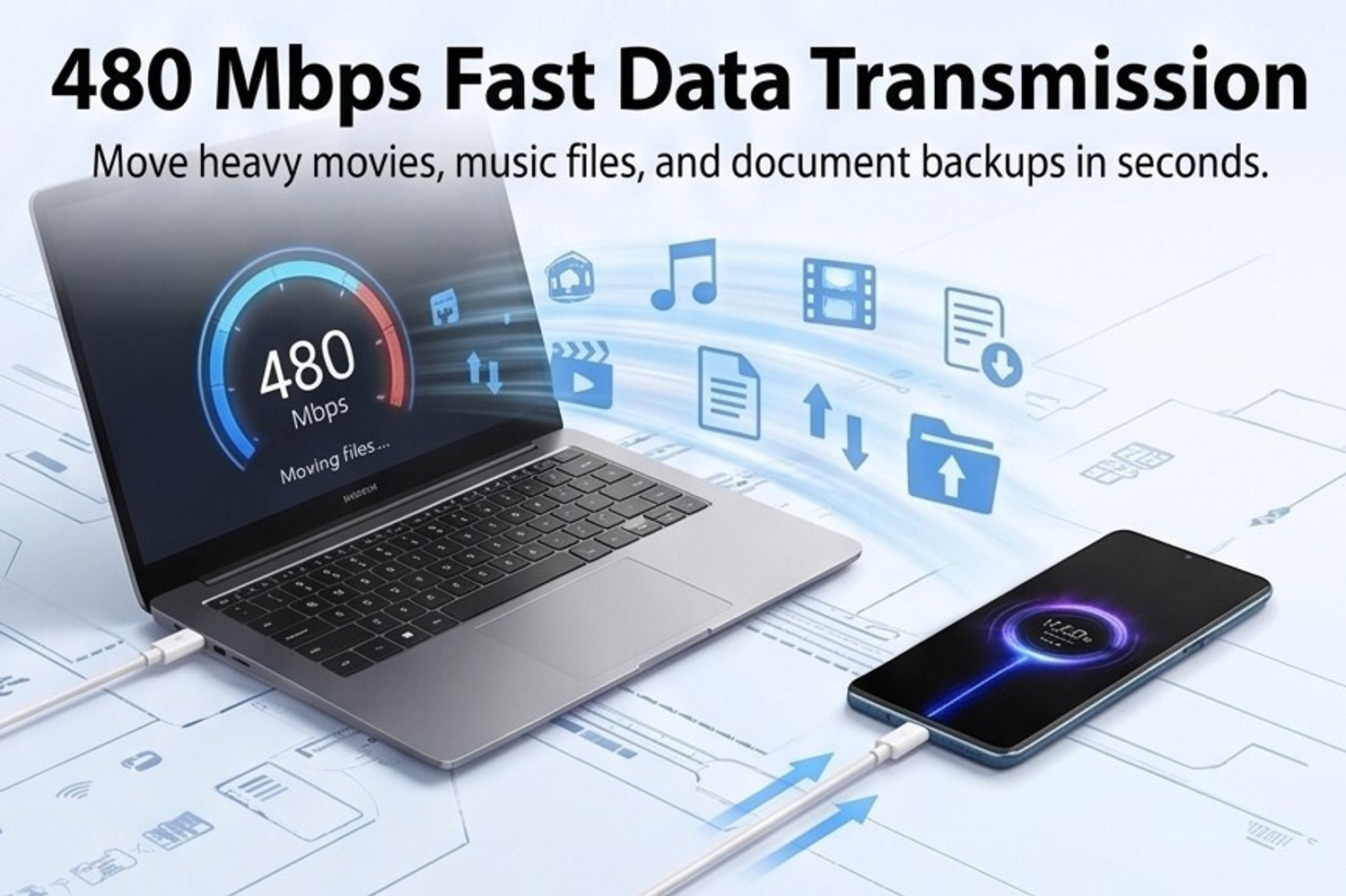 Image of XIAOMI Type C 6 A 1 m TPE 6A 120W HyperCharge