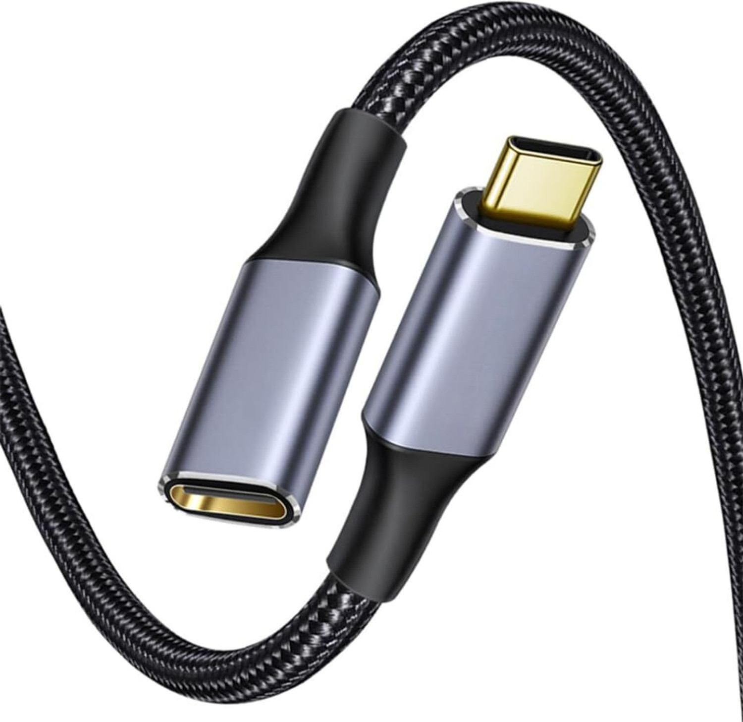 Image of Care Case Type C 1.5 m USB-C Extension Cable, (1.5 meter )Type-C 3.2 Gen 2 (10Gbps, 100W, 4K@60Hz) Male to Female Extender