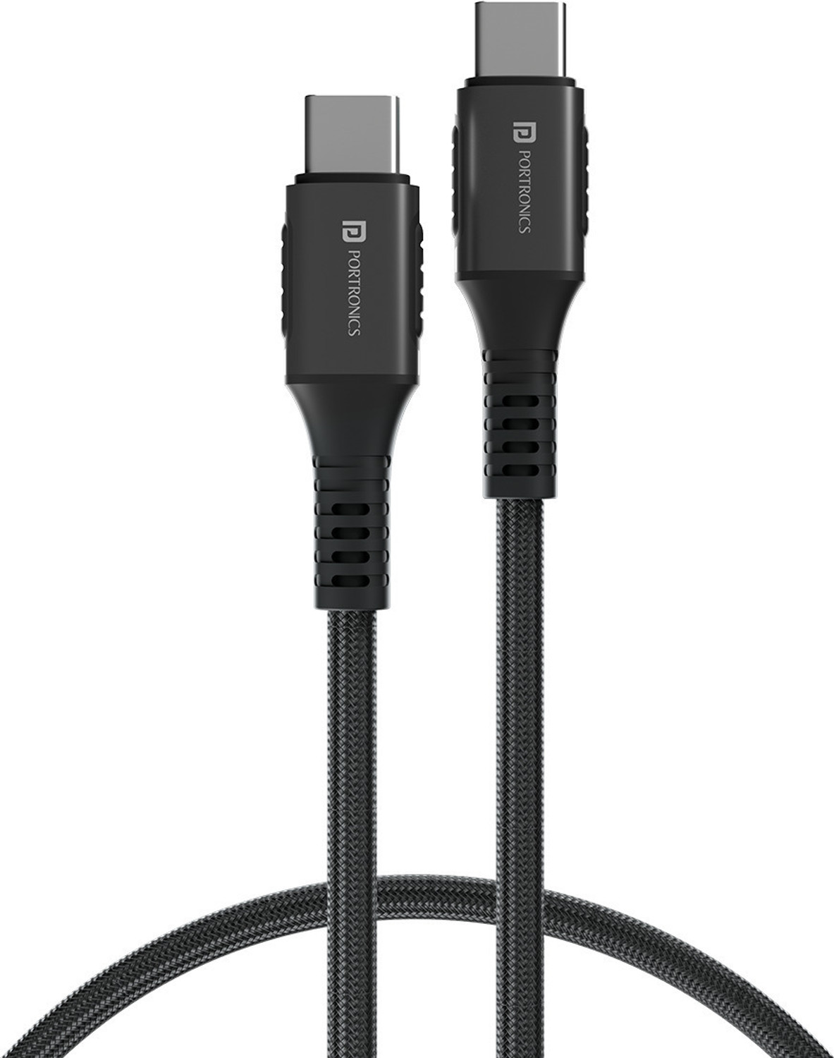 Image of Portronics Type C 5 A 1.2 m Konnect 240C Type C to Type C 240W Max Output Fast Charging Cable