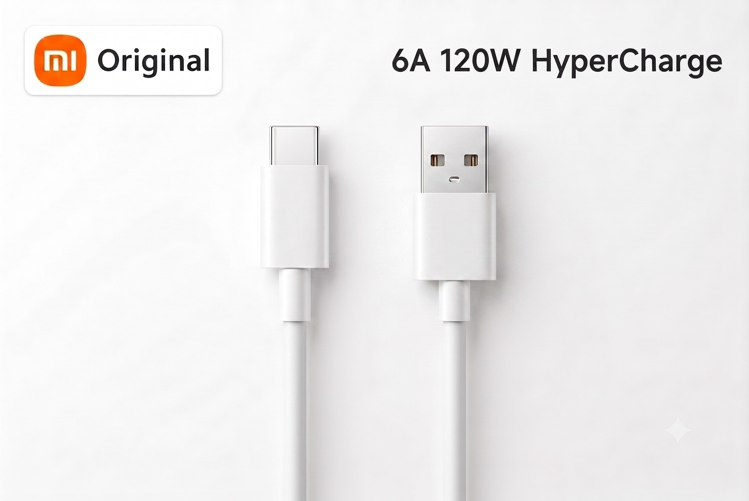 Image of XIAOMI Type C 6 A 1 m TPE 6A 120W HyperCharge