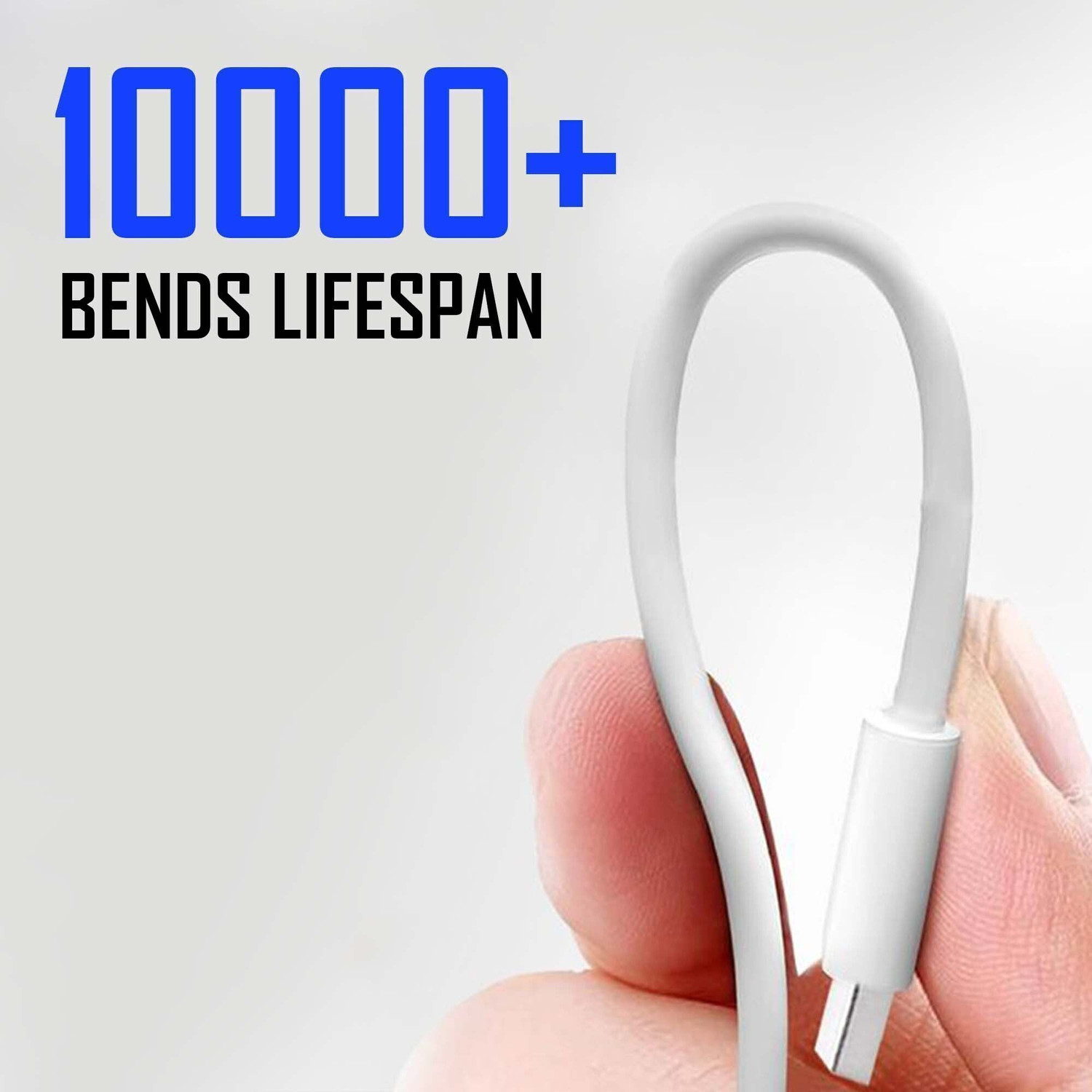 Image of Kratos Type C 2.1 A 1 m NA Type C to Lightning USB Cable for Fast Charging and High Speed Data Transfer