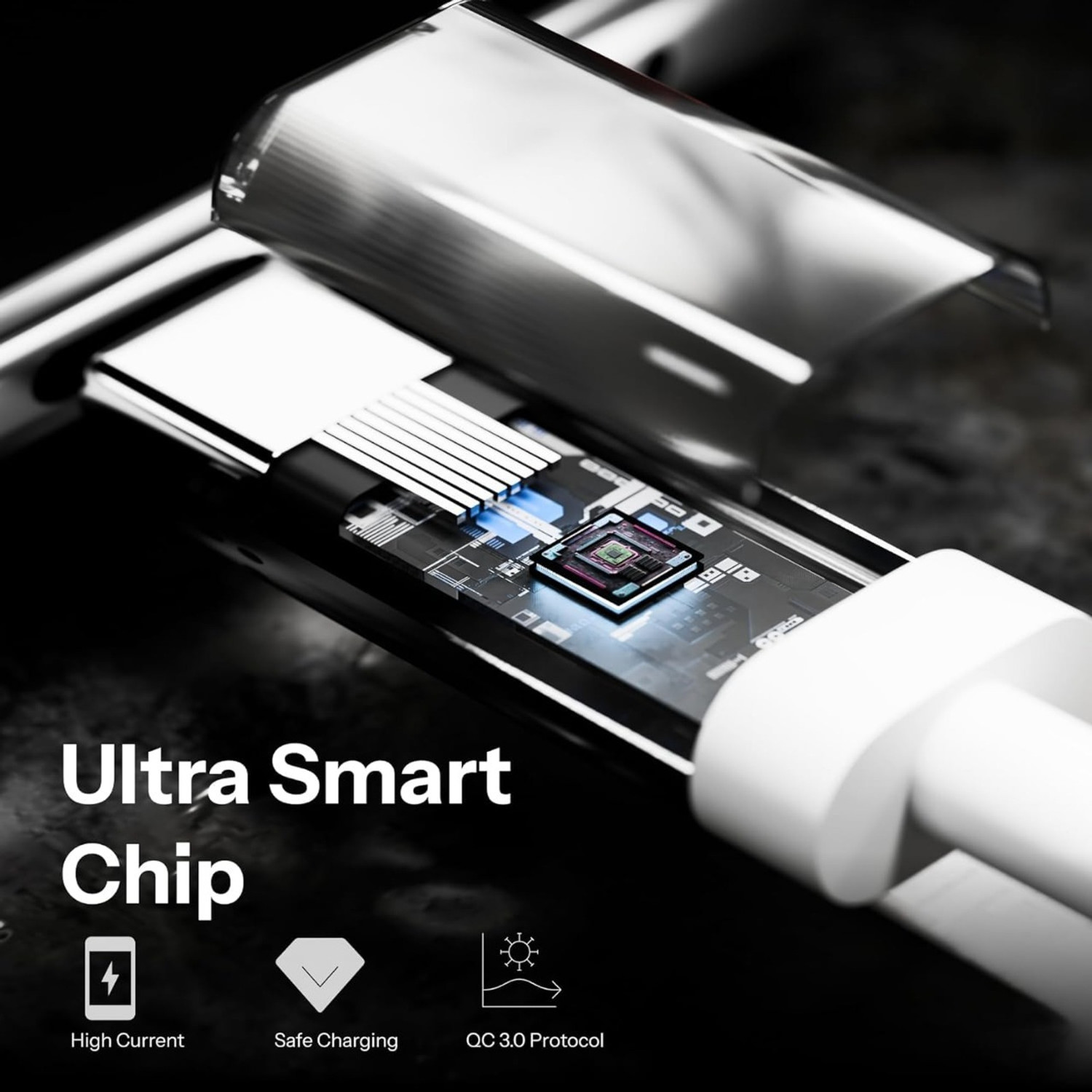 Image of RAGHAV ENTERPRISES Type C 3.25 A 1 m Type C 1 m TPE 65W Fast Charging Type C to Type C Rapid Charging Data Cable| C to C Cable