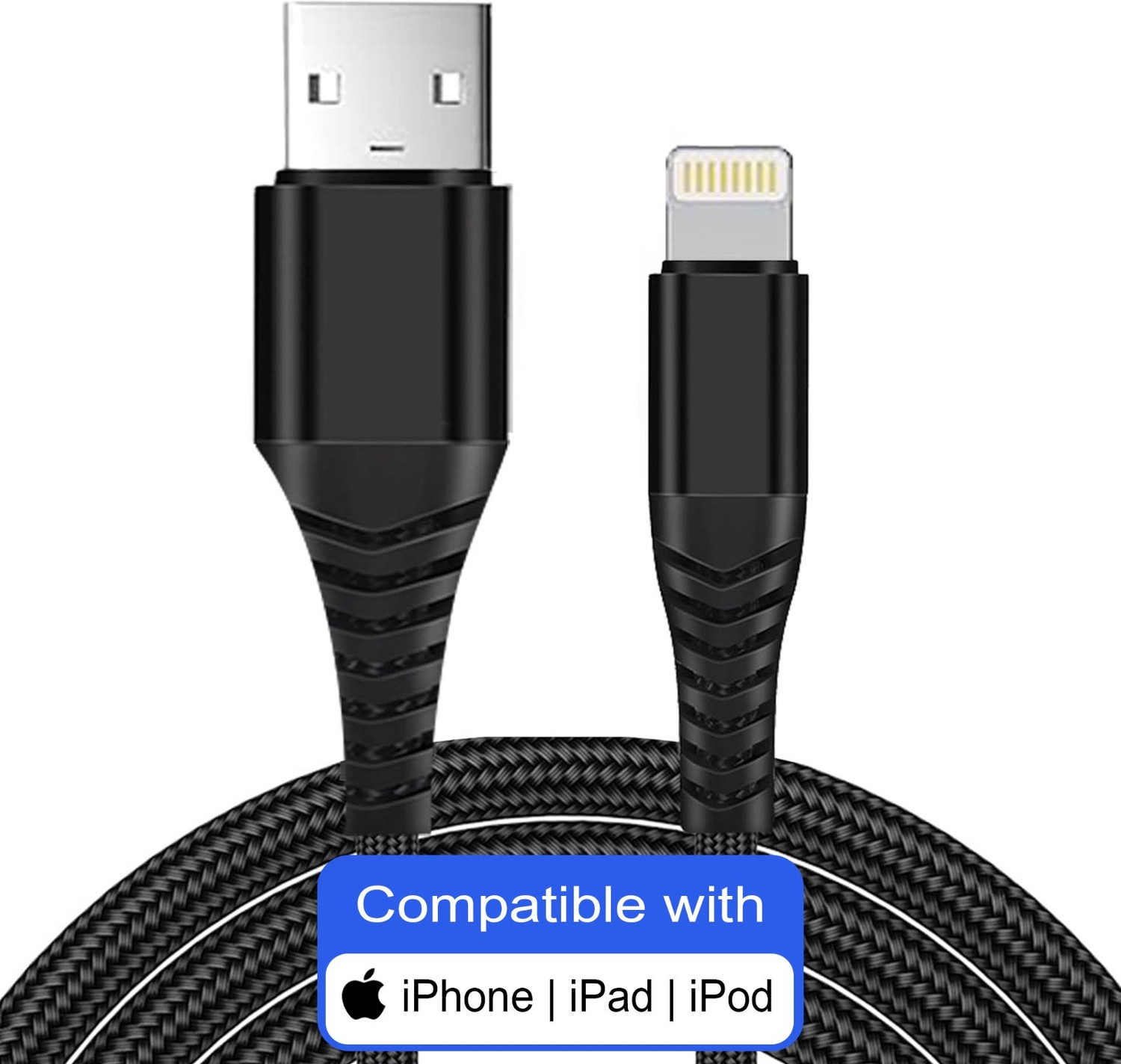 Image of Kratos Type C 2 A 1 m USB to Lightning Cable For Fast Charging