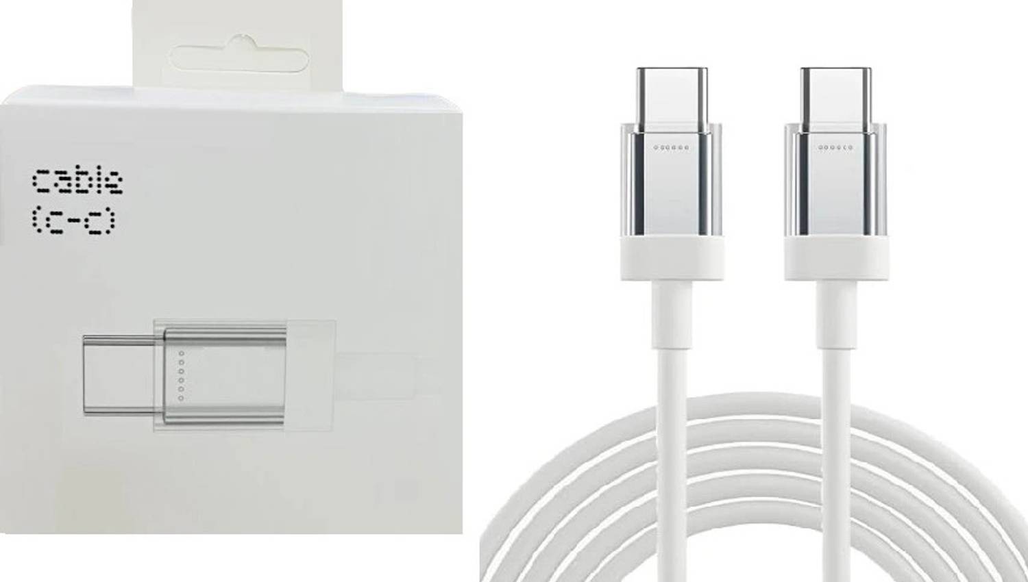 Pacificdeals USB Type C Cable 3 A 1 m 65W 65 Watt Fast USB Type C to C Charging Cable
