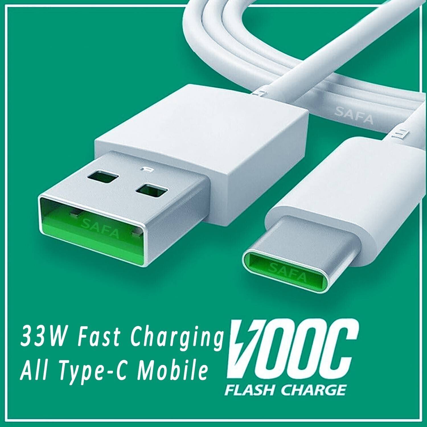 Safa USB Type C Cable 6.5 A 1.02 m 33W FAST CHARGING CABLE ALL TYPE-C MOBILE