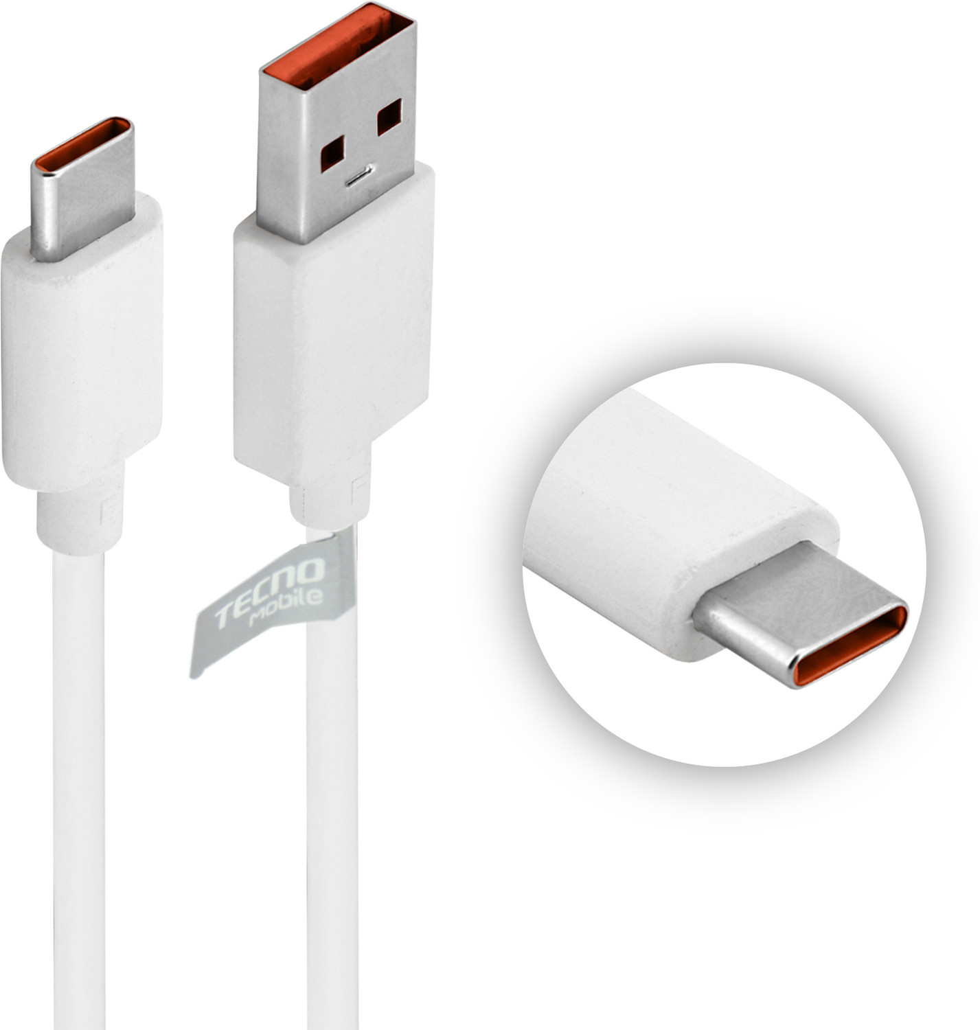 Image of Tecno USB Type C Cable 2 A 1 m 18 Watt Model no. C031-C