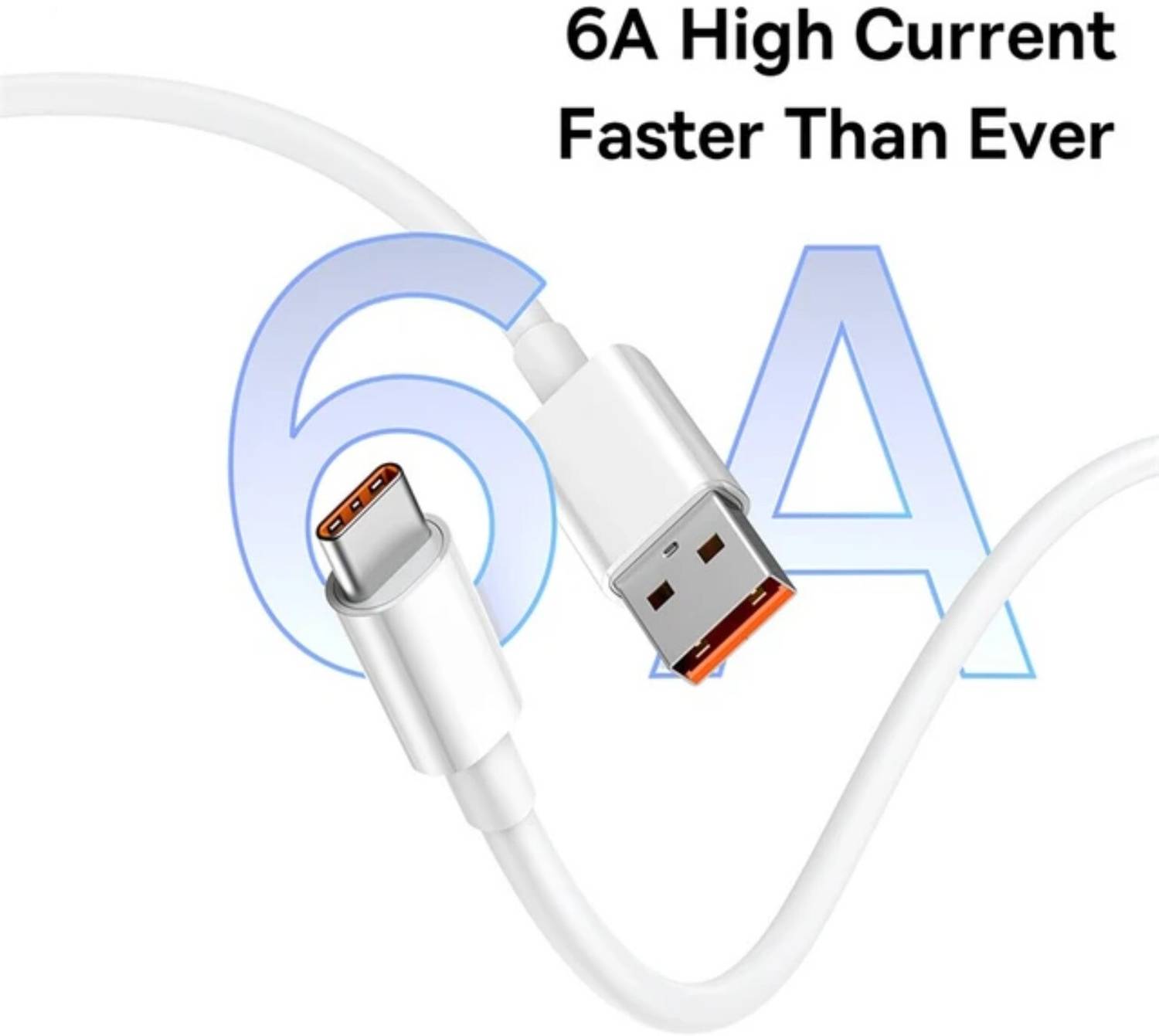 VOOCfiT USB Type C Cable 6 A 1 m Metal Braided TURBO 100% ORIGINAL Quick sonic charger SUPPORTED