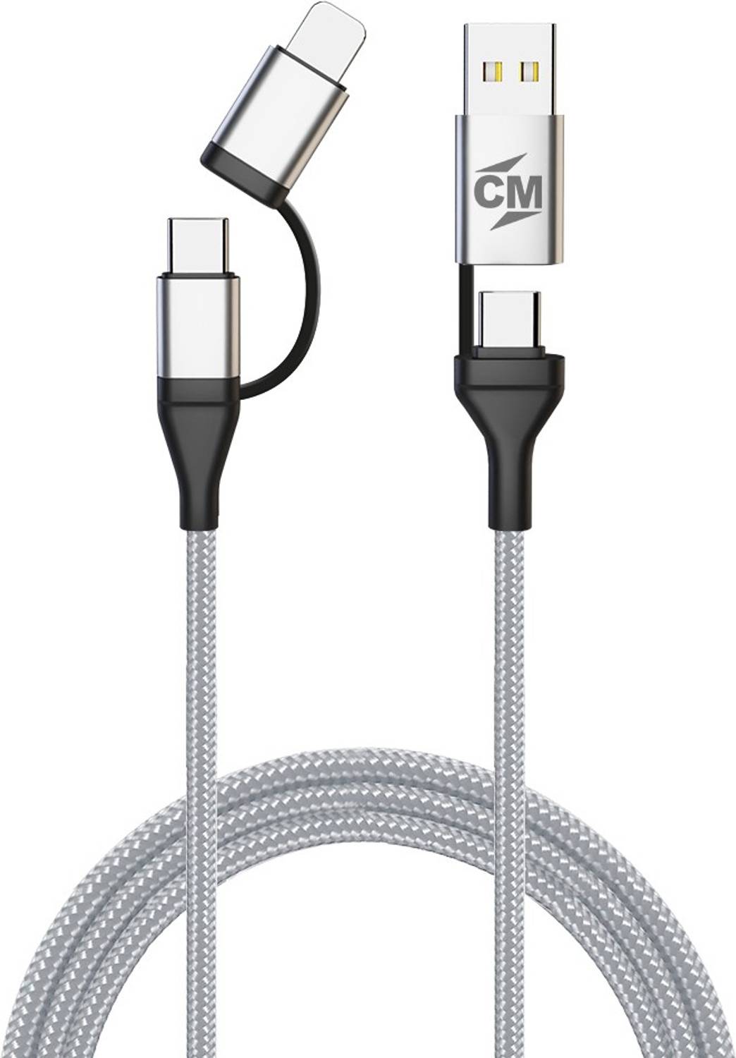 Callmate USB Type C Cable 2 A 1 m 4 in 1 USB Type C to Type C Fast Charging for all devices