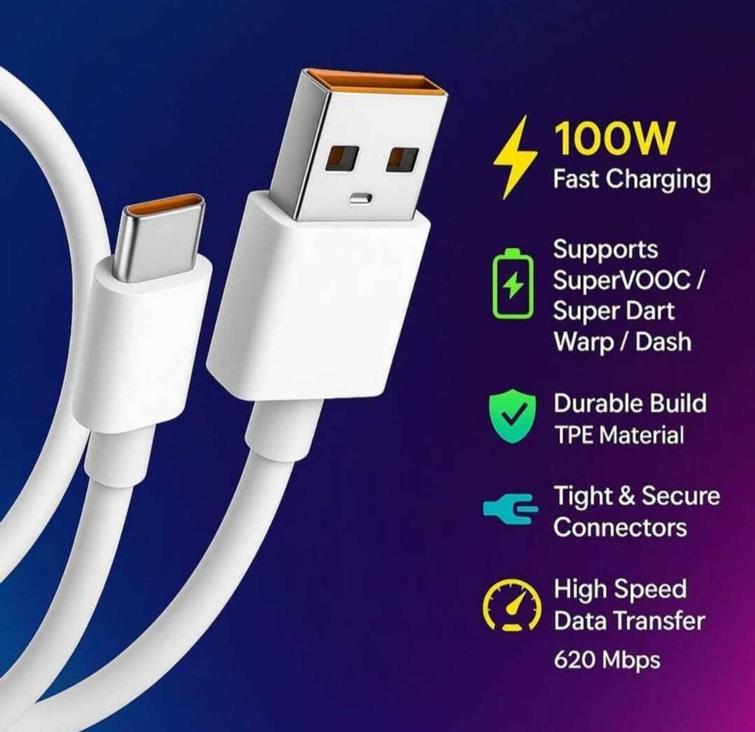 Ranjitart USB Type C Cable 1.1 m 0999