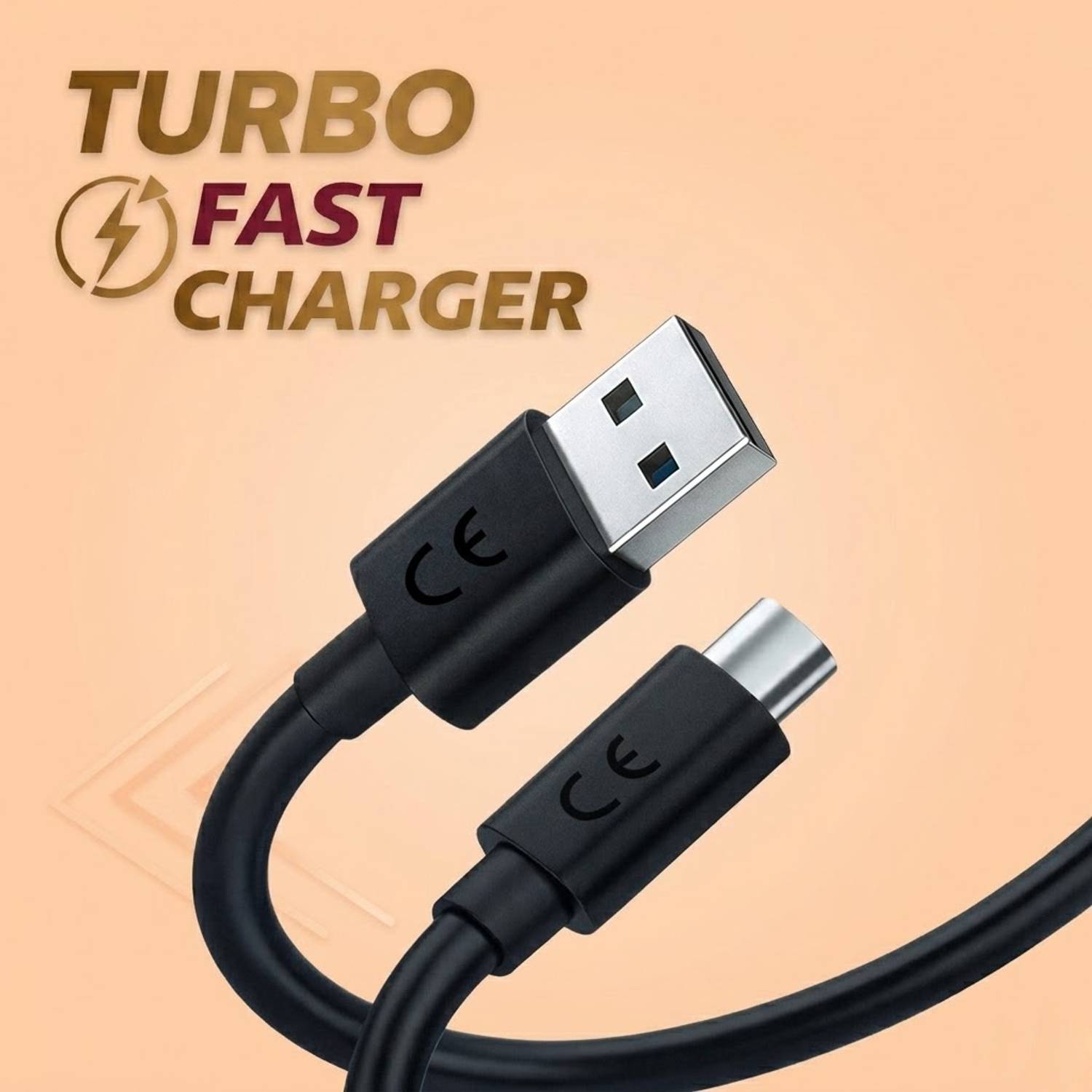 Tart USB Type C Cable 3 A 1 m Original 33W Turbo Charging USB A to C Data Cable for Motorola Edge 30 Ultra/Edge 30 Fusion/Edge 30 Neo/Moto G85/G75/G65/Moto E32