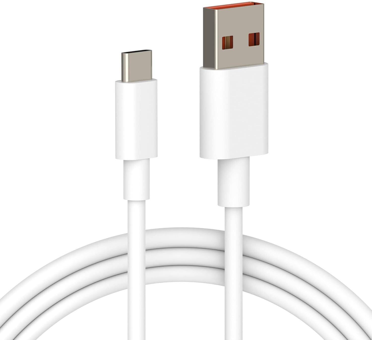 RiVOG USB Type C Cable 6 A 1 m copper 120W FAST SECURED CHARGING CABLE
