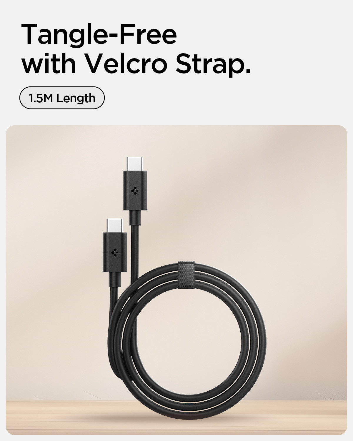 Image of Spigen USB Type C Cable 3 A 1.5 m PB2304