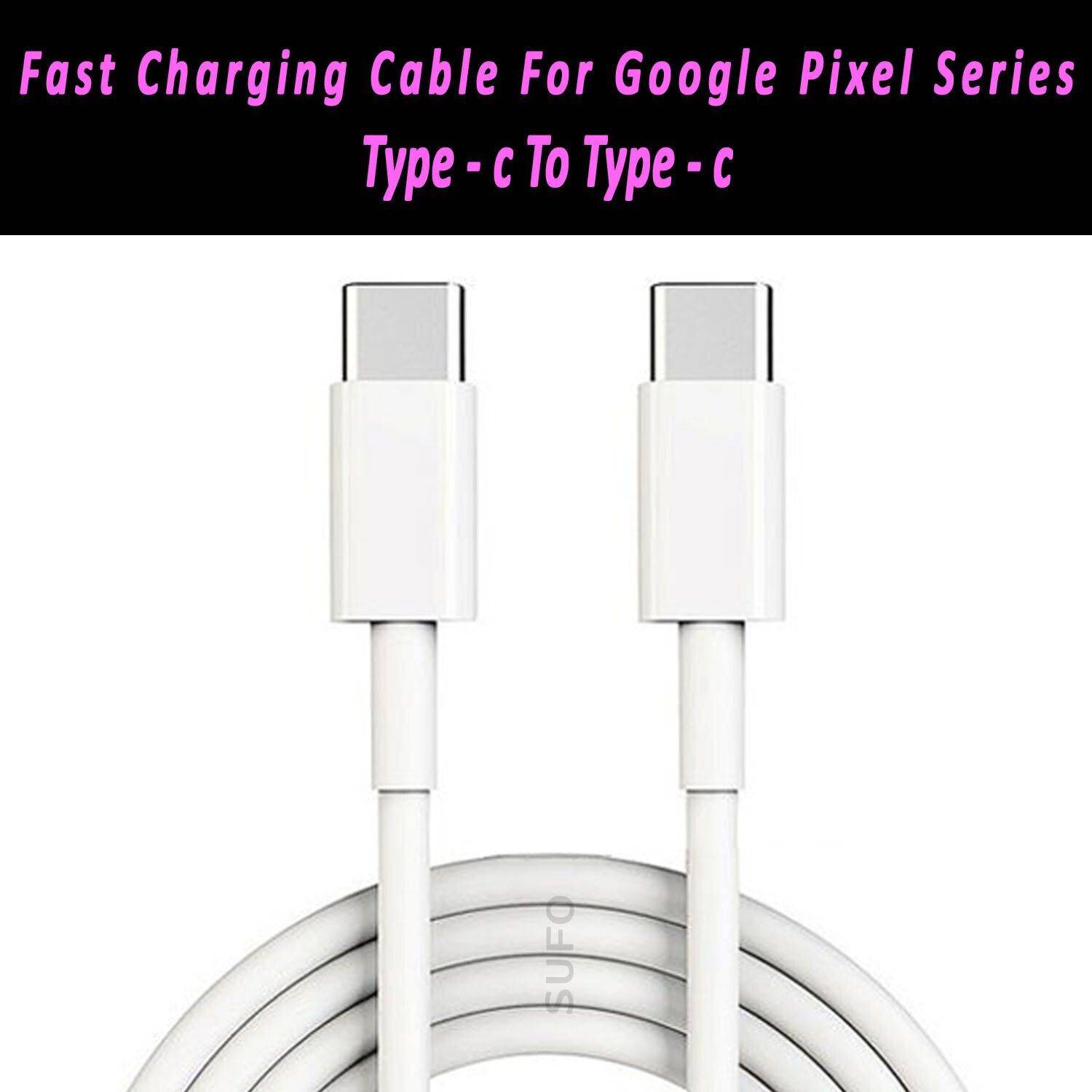 WAALZOX USB Type C Cable 4.5 A 1 m 18W_45W TYPE-C TO TYPE-C FAST CHARGING CABLE SUPPORT GOOGLE PIXEL 4A, 6, 6A, 7,