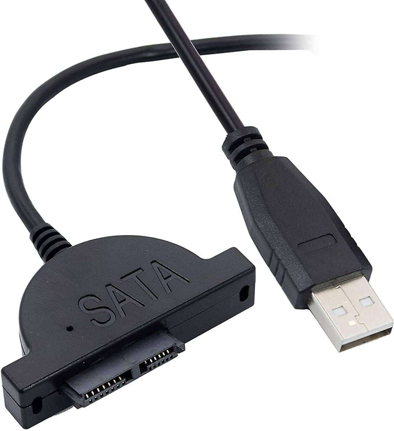 1Goal HDMI Adapter 1 m USB 2.0 to 7+6 13 Pin Slimline Slim SATA Laptop CD/DVD ROM Optical Drive Adapter Cable